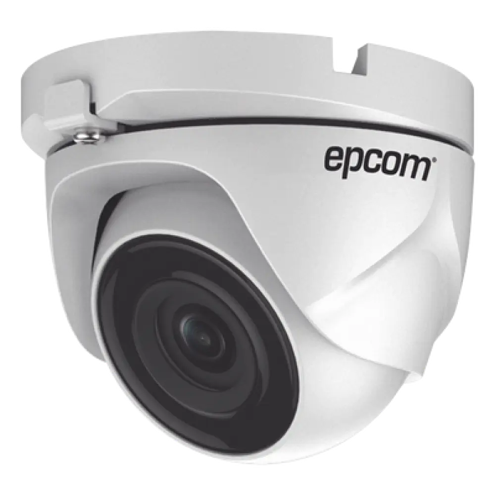 Cámara Turret TURBOHD / 2 Megapixel 1080p / Gran Angular 103° / IR EXIR 20 m (65.6 ft) / IP66 / Multiformato TVI-AHD-CVI-CVBS / Metal