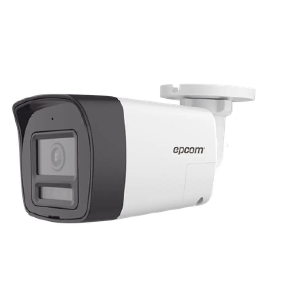 Cámara Bala TURBOHD / 4K 8 Megapixel / Lente 2.8 mm / Dual Light 30 m (98.4 ft) IR + 20 m (65.6 ft) Luz Blanca / Audio Bidireccional Full Duplex / IP67 / Metal