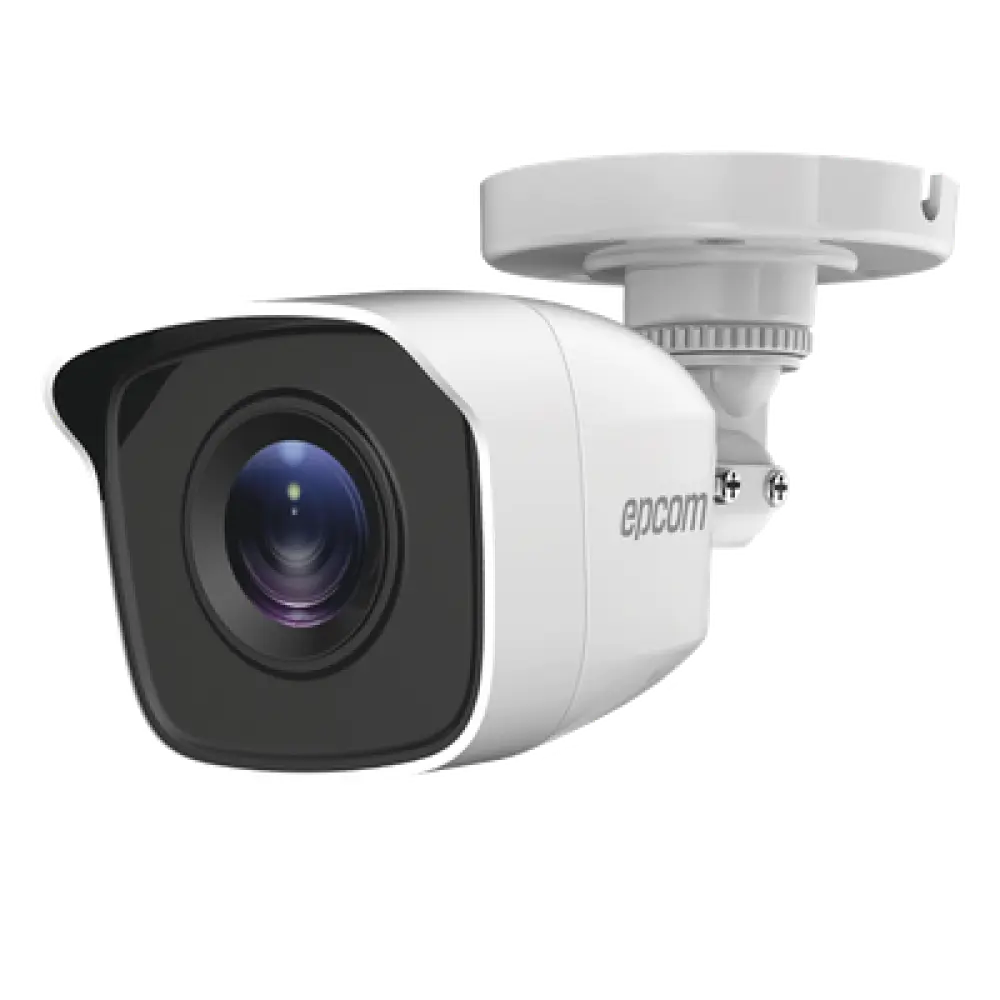 Cámara Bala TURBOHD / 5 Megapixel / Lente 2.8 mm / IR EXIR 20 m (65.6 ft) / IP66 / 4 Tecnologías / Policarbonato