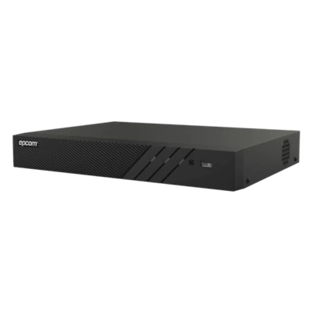 DVR Pentahíbrido / 8 Canales (4 TURBOHD + 4 IP) / 8 Megapixel (4K) / Audio Bidireccional por Coaxitron / AcuSense / H.265+ / 1 Bahía HDD hasta 10 TB