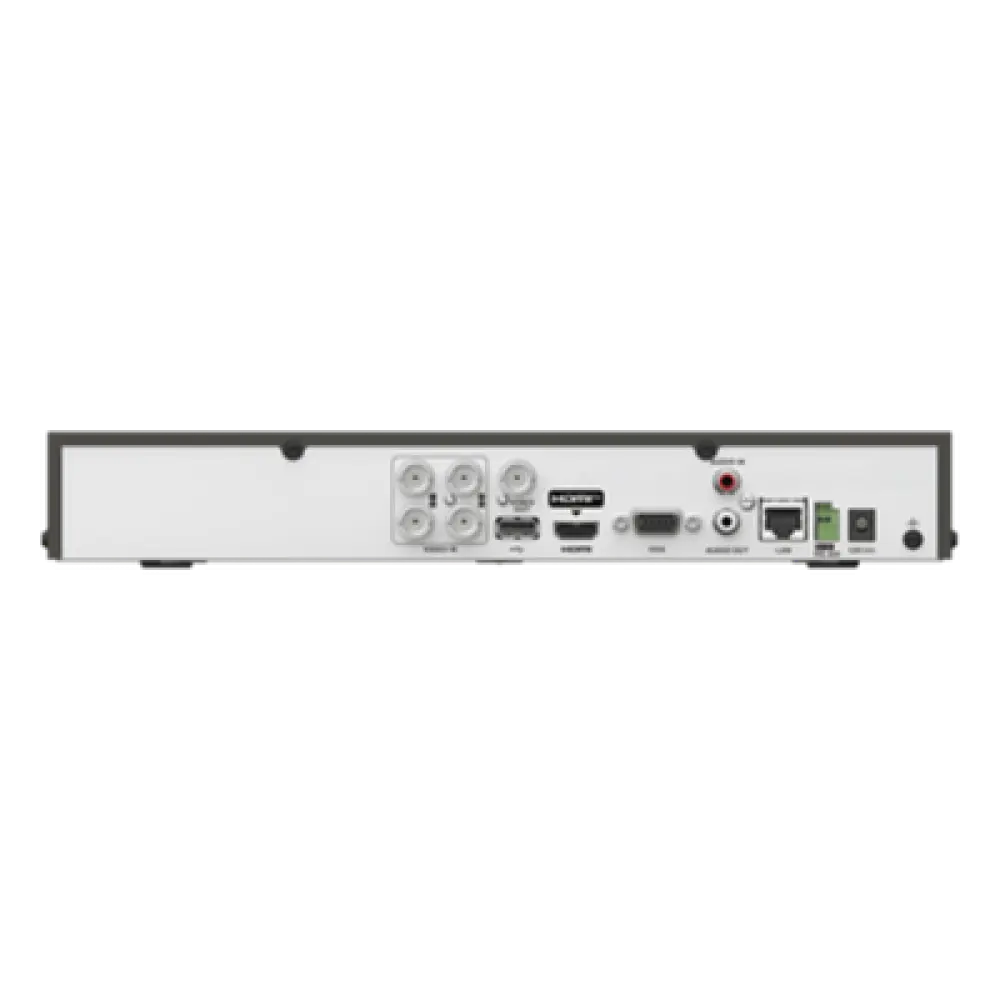 DVR Pentahíbrido / 8 Canales (4 TURBOHD + 4 IP) / 8 Megapixel (4K) / Audio Bidireccional por Coaxitron / AcuSense / H.265+ / 1 Bahía HDD hasta 10 TB