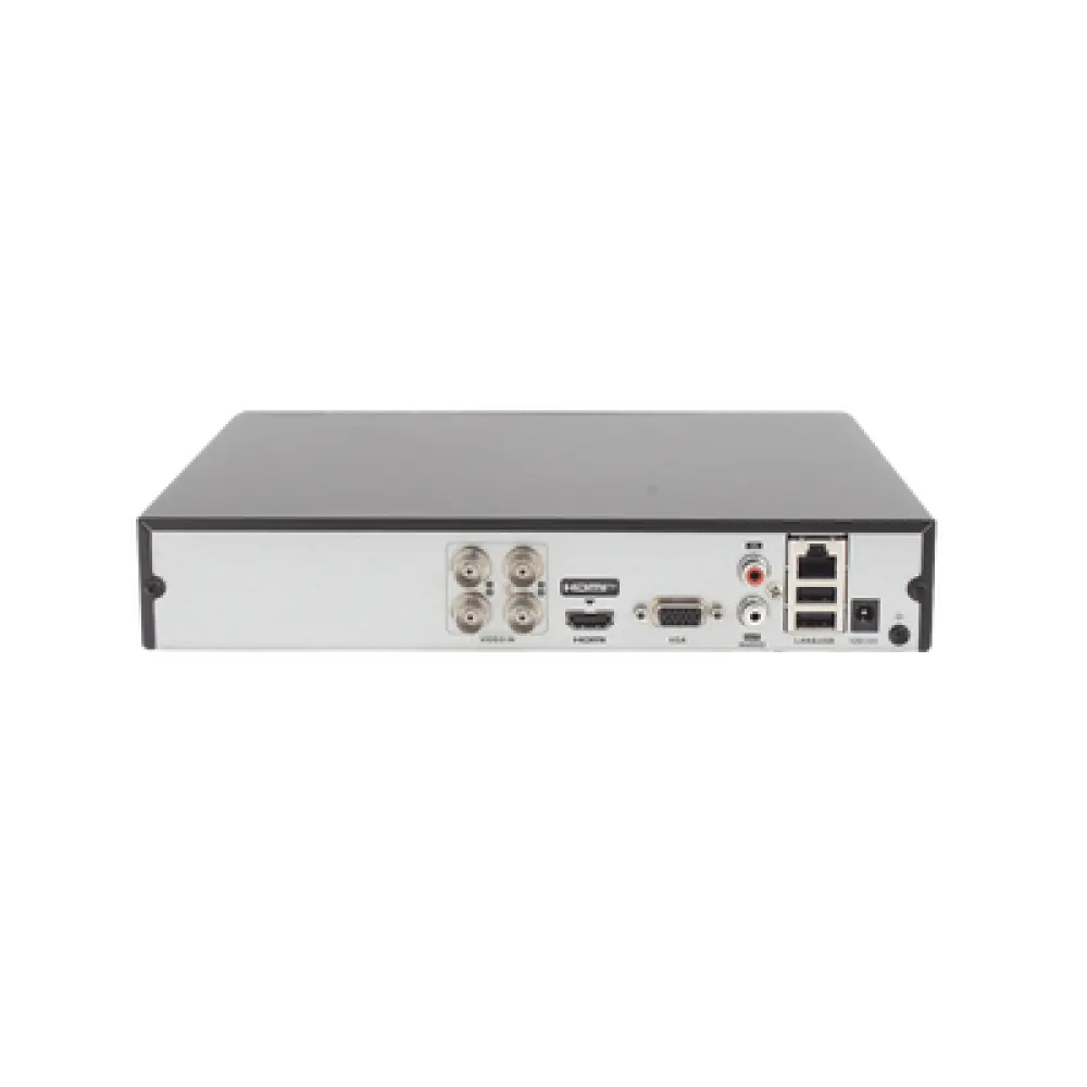 DVR Pentahíbrido / 8 Canales (4 TURBOHD + 4 IP) / 8 Megapixel (4K) / Audio Bidireccional por Coaxitron / AcuSense / H.265+ / 1 Bahía HDD hasta 10 TB