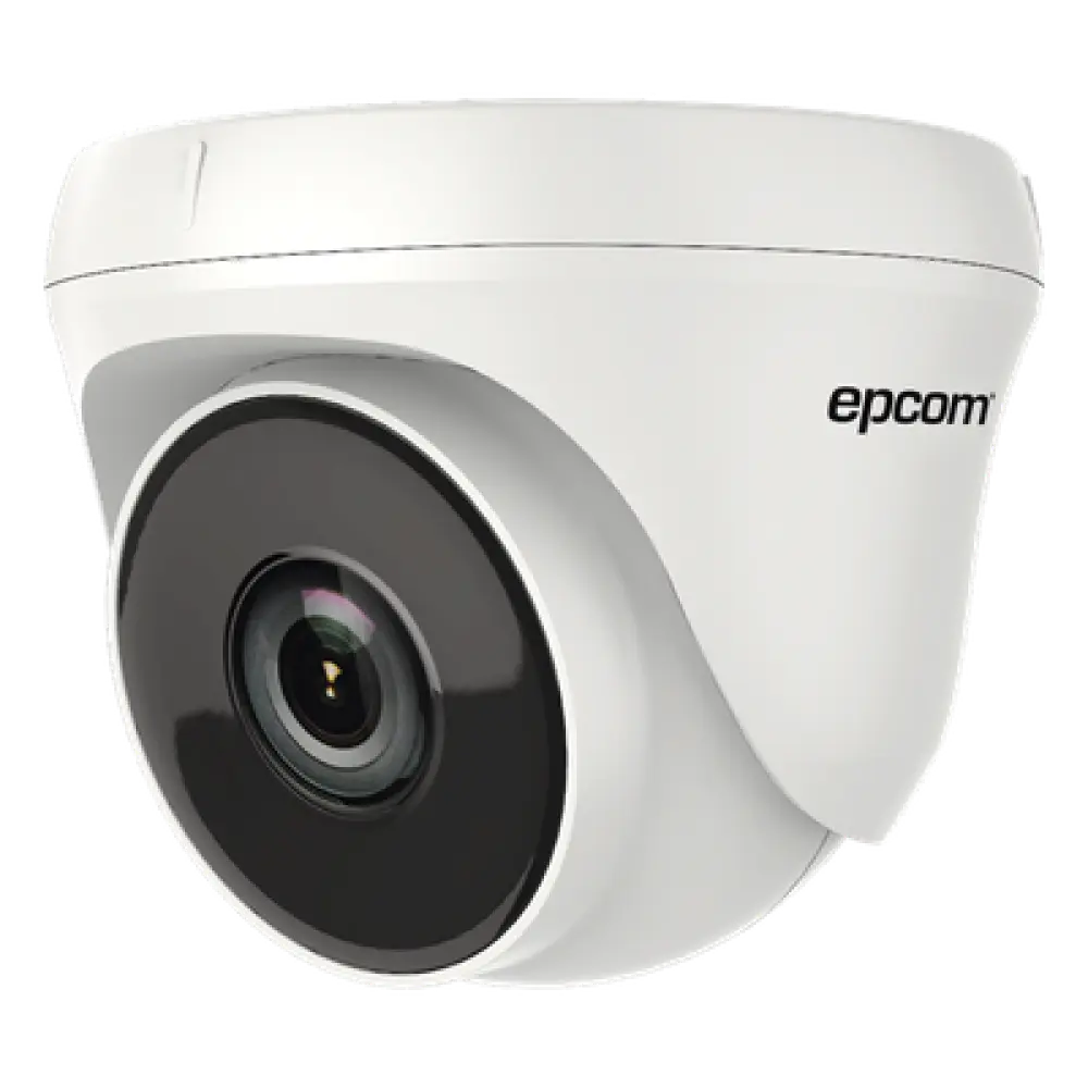 Cámara Turret TURBOHD / 5 Megapixel / 85° de Apertura / IR EXIR 20 m (65.6 ft) / 4 Tecnologías de Video / Interior / Policarbonato