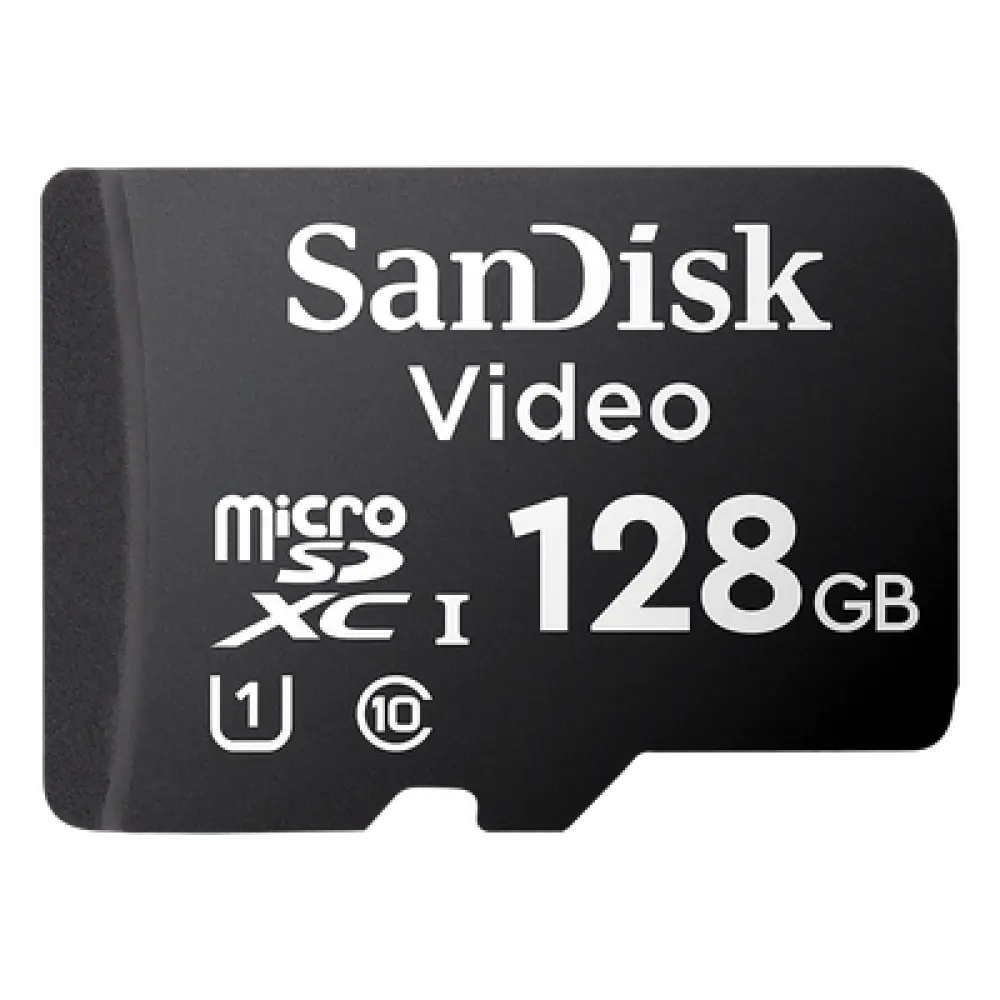 Memoria microSD / 128 GB / Alta Resistencia / Videovigilancia / Clase 10 / 80 MB/s / -25°C a 85°C