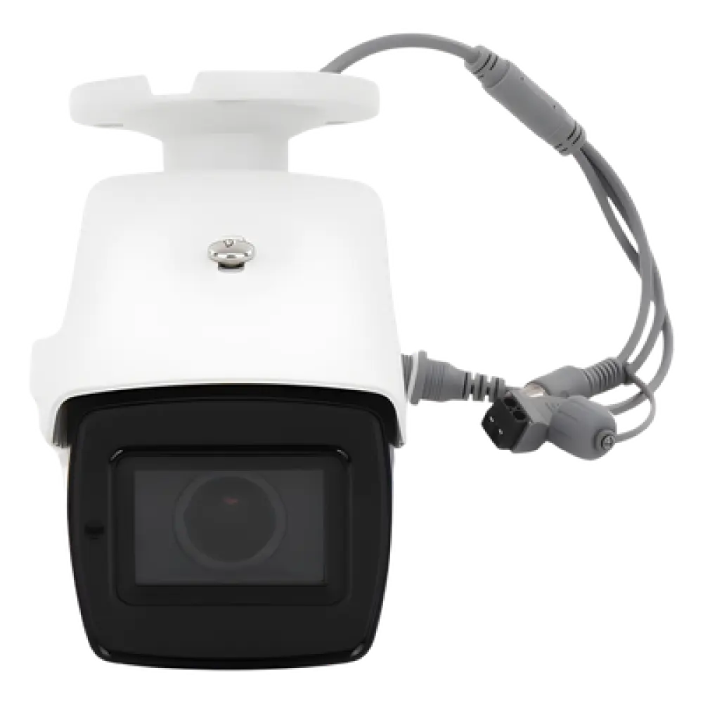 Cámara Bullet TURBOHD 4K / Lente Mot. 2.7 a 13.5 mm / IR EXIR 80 m / 262 ft / IP67 / 12 Vcc - 24 VCA / dWDR