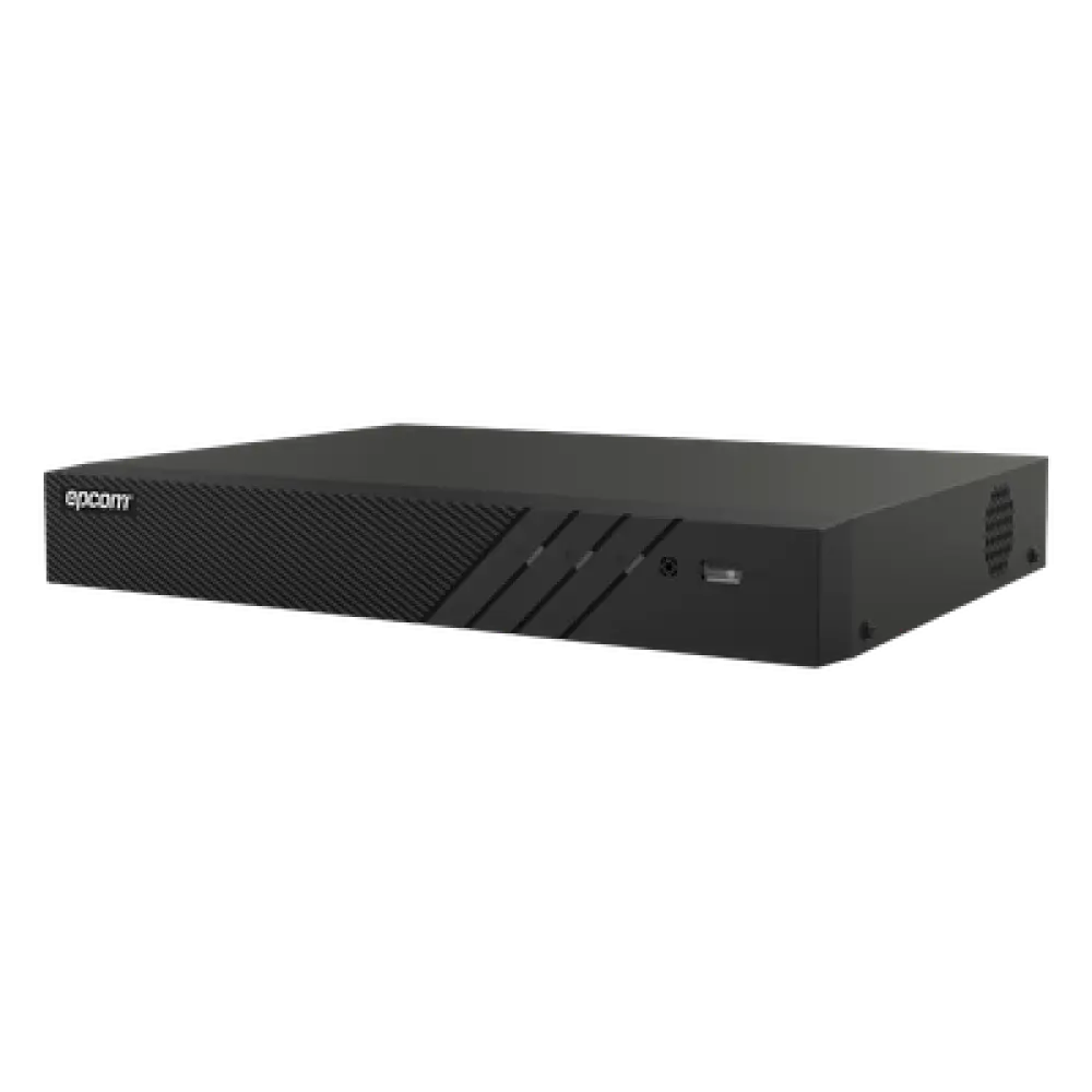 DVR Pentahíbrido / 12 Canales Totales / 8 TURBOHD + 4 IP / 5 Megapixel Lite / Audio Bidireccional Coaxitron / Reconocimiento Facial / AcuSense / HDMI Full HD / 1 Bahía HDD 10 TB