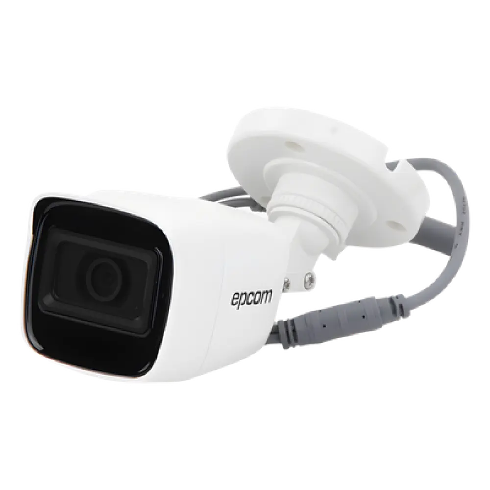 Cámara Bala TURBOHD / 2 Megapixel / Gran Angular 106.4° / IR 25 m (82 ft) / IP66 / Audio por Coaxitron / 4 Tecnologías
