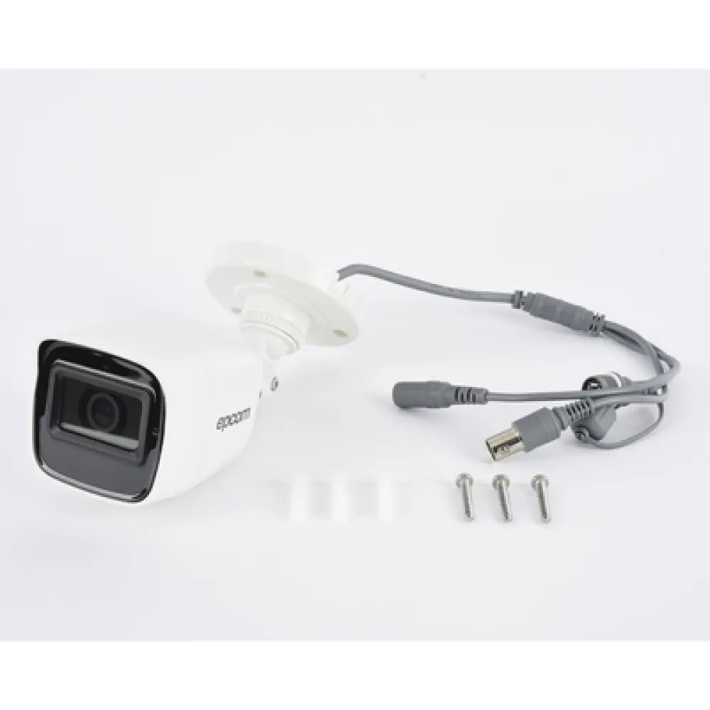 Cámara Bala TURBOHD / 2 Megapixel / Gran Angular 106.4° / IR 25 m (82 ft) / IP66 / Audio por Coaxitron / 4 Tecnologías