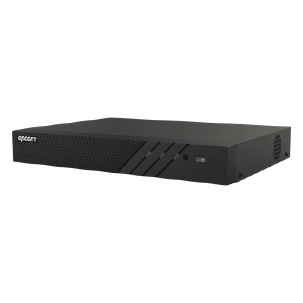 DVR Pentahíbrido / 24 Canales / 16 TURBOHD + 8 IP / 5 Megapixel Lite / Audio Bidireccional por Coaxitron / Reconocimiento Facial / ACUSENSE / 1 Bahía HDD