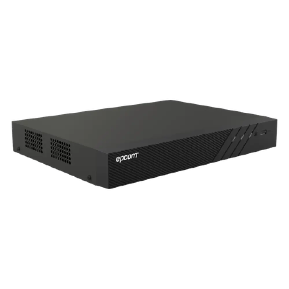 DVR Pentahíbrido / 24 Canales / 16 TURBOHD + 8 IP / 5 Megapixel Lite / Audio Bidireccional por Coaxitron / Reconocimiento Facial / ACUSENSE / 1 Bahía HDD