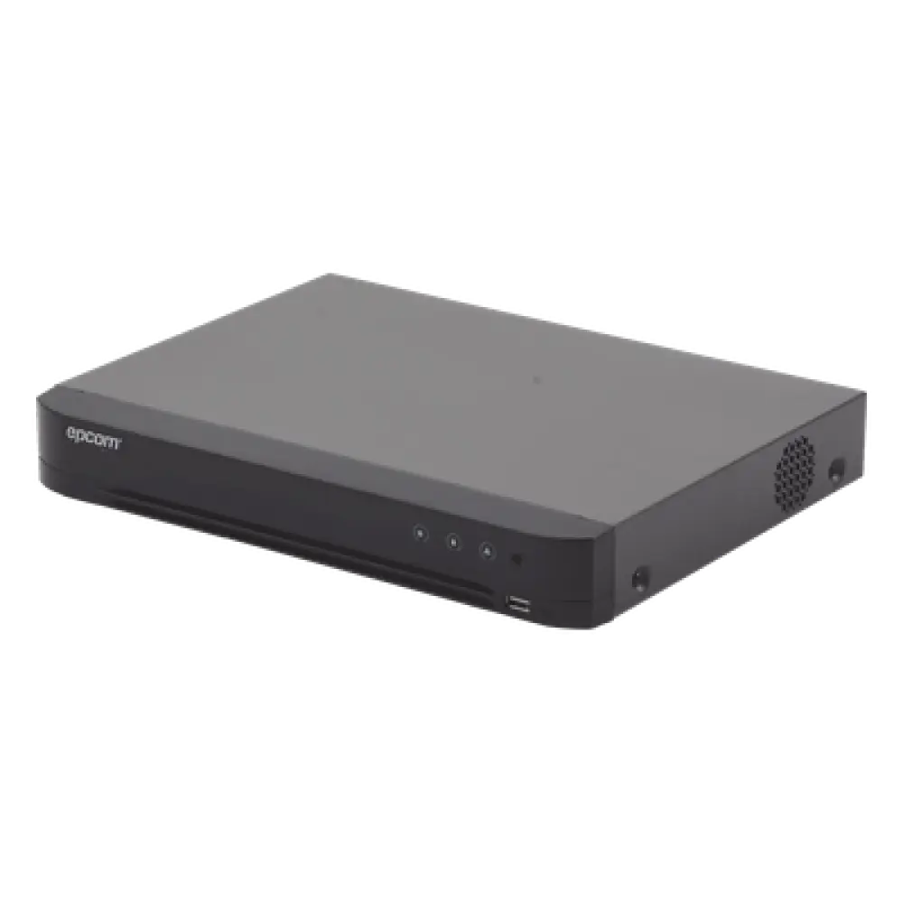 DVR TurboHD / 4 Canales + 2 IP / 5 Megapixel Lite / AcuSense / Audio por Coaxitron / 1 Bahía HDD 10 TB / Salida Full HD