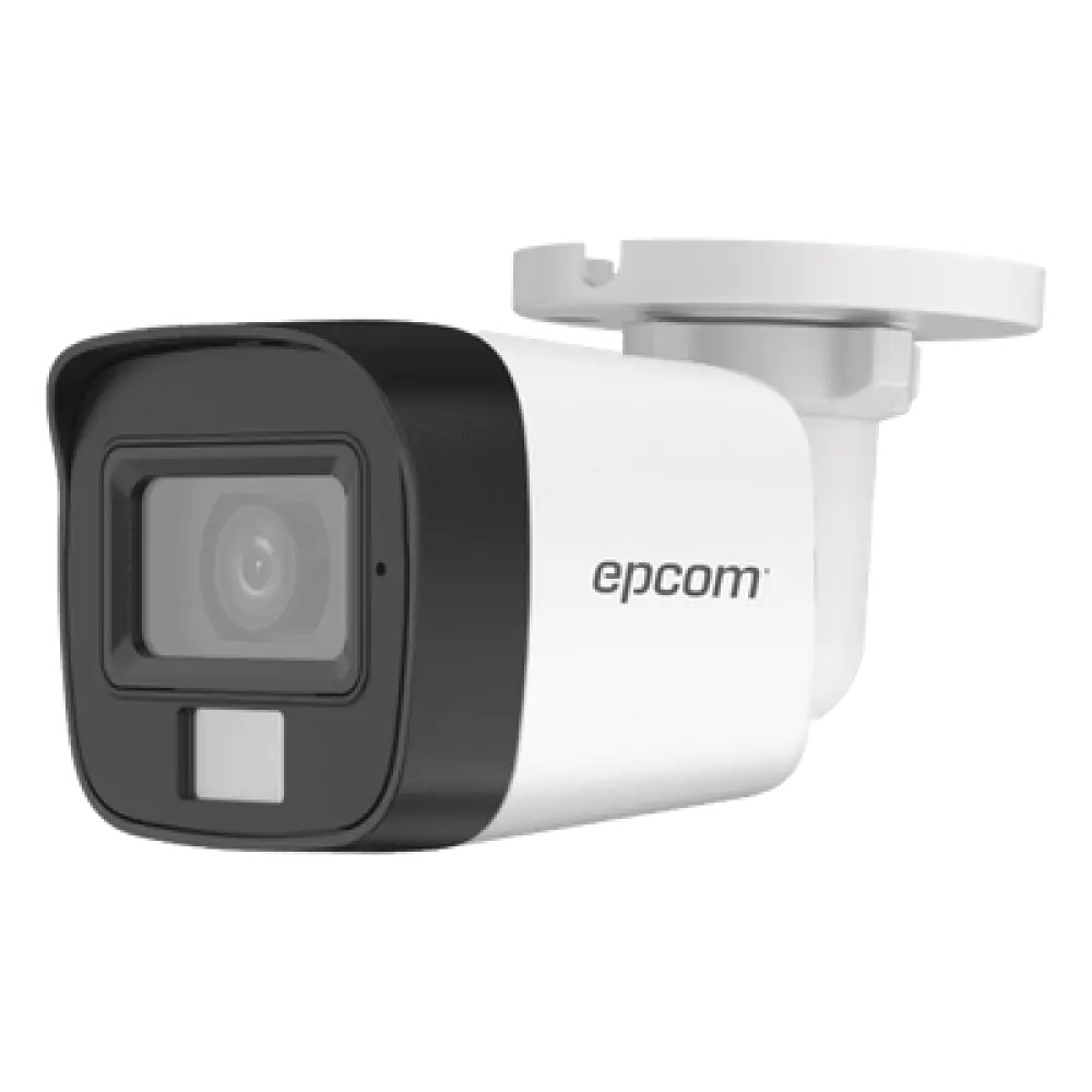 Cámara Bala TurboHD / 2 Megapixel / Gran Angular 101° / Dual Light 30 m (98.4 ft) IR / Luz Blanca 20 m (65.6 ft) / IP67 / 4 Tecnologías / Micrófono Integrado