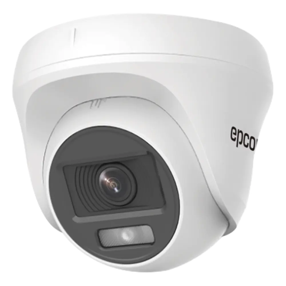Cámara Turret TURBOHD / 2 Megapixel / Color 24/7 / Luz Blanca 20 m (65.6 ft) / Micrófono Integrado / 4 Tecnologías / Interior