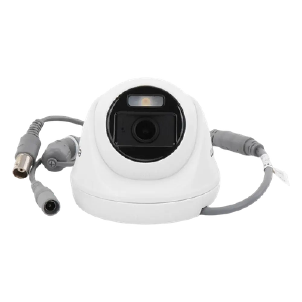 Cámara Turret TURBOHD / 2 Megapixel / Color 24/7 / Luz Blanca 20 m (65.6 ft) / Micrófono Integrado / 4 Tecnologías / Interior