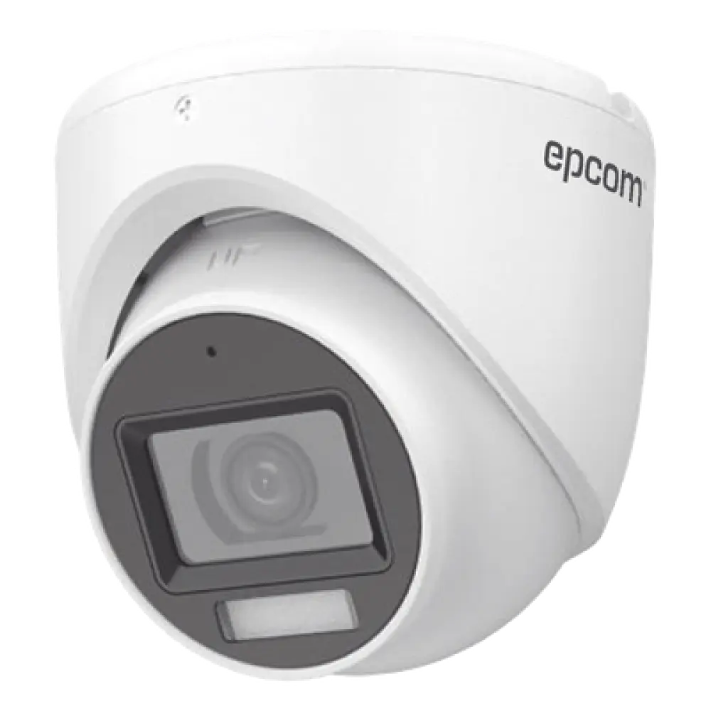Cámara Turret TURBOHD / 2 Megapixel / Dual Light 30 m (98.4 ft) IR + 20 m (65.6 ft) Luz Blanca / Gran Angular 101° / IP67 / Audio Integrado / 4 Tecnologías / Metal