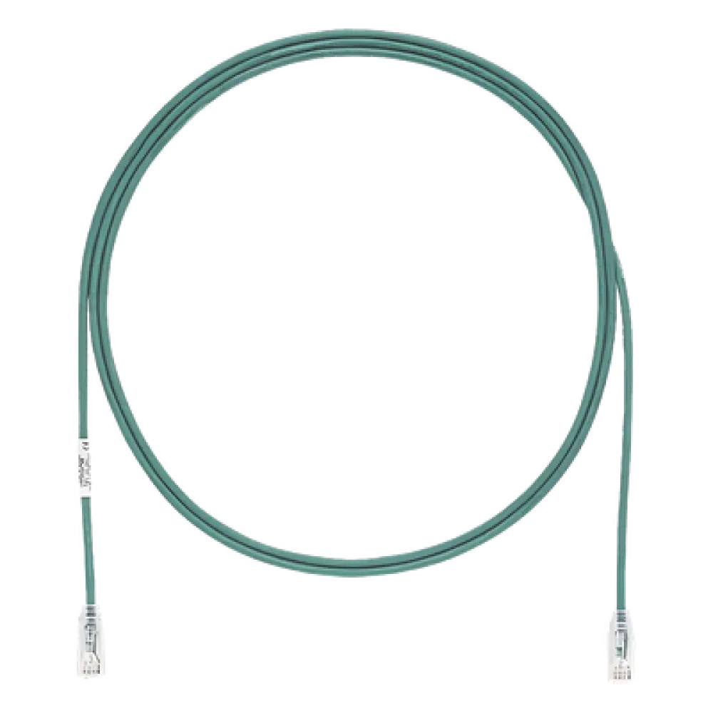 Cable de Parcheo UTP Cat6 / 28AWG Diámetro Reducido / 3.05 m (10 ft) / Verde / CM/LSZH