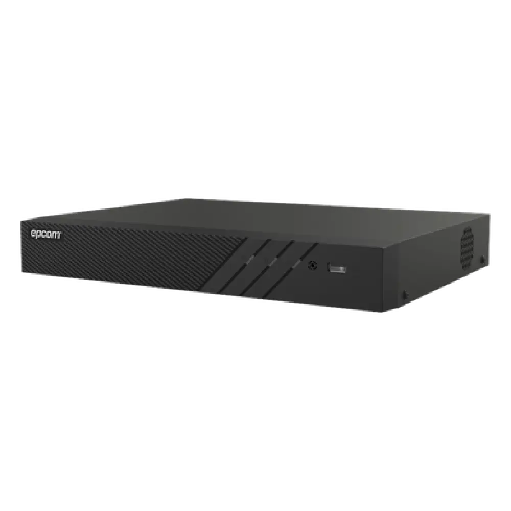 DVR Pentahíbrido / 4 Canales TURBOHD + 2 Canales IP / 8 Megapixel (4K) / Audio Bidireccional por Coaxitron / AcuSense / Reconocimiento Facial / H.265+ / 1 Bahía HDD