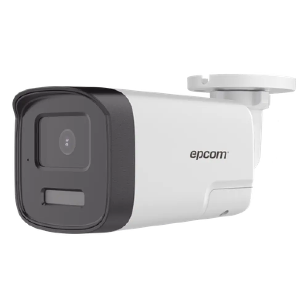 Cámara Bala TURBOHD / 4K 8 Megapixel / Dual Light 40 m (131.2 ft) / Audio Bidireccional Full Duplex / IP67 / Metal