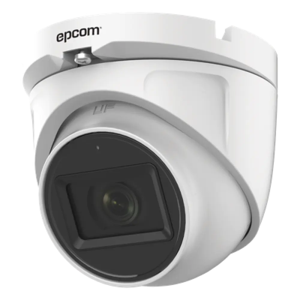 Cámara Domo TURBOHD / 2 Megapixel / Gran Angular 106° / IR 20 m (65.6 ft) / Audio por Coaxitron / IP66 / Metal