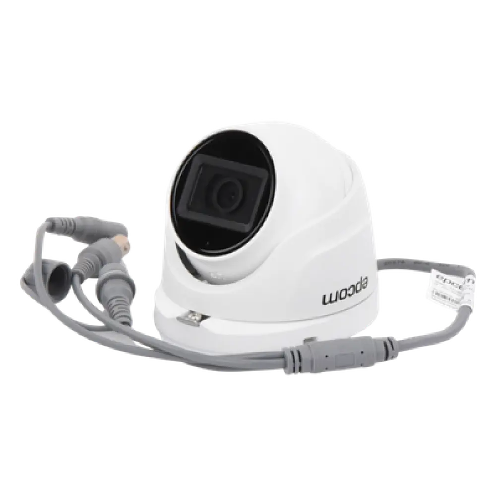 Cámara Domo TURBOHD / 2 Megapixel / Gran Angular 106° / IR 20 m (65.6 ft) / Audio por Coaxitron / IP66 / Metal