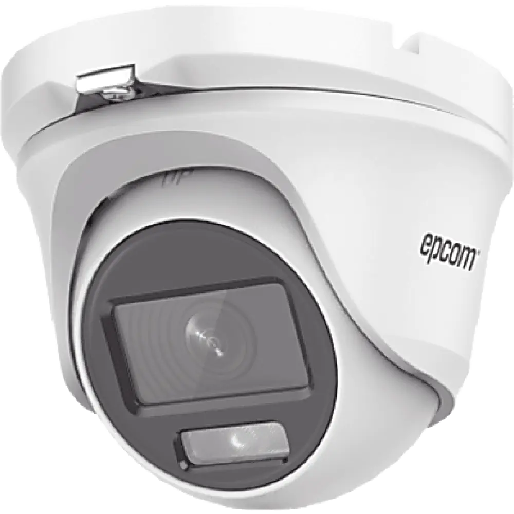 Cámara Eyeball TurboHD / 3K 2960x1665 / Lente 2.8 mm / ColorVu Luz Blanca 20 m (65.6 ft) / Audio por Coaxitron / IP66 / dWDR / 4 Tecnologías TVI-AHD-CVI-CVBS