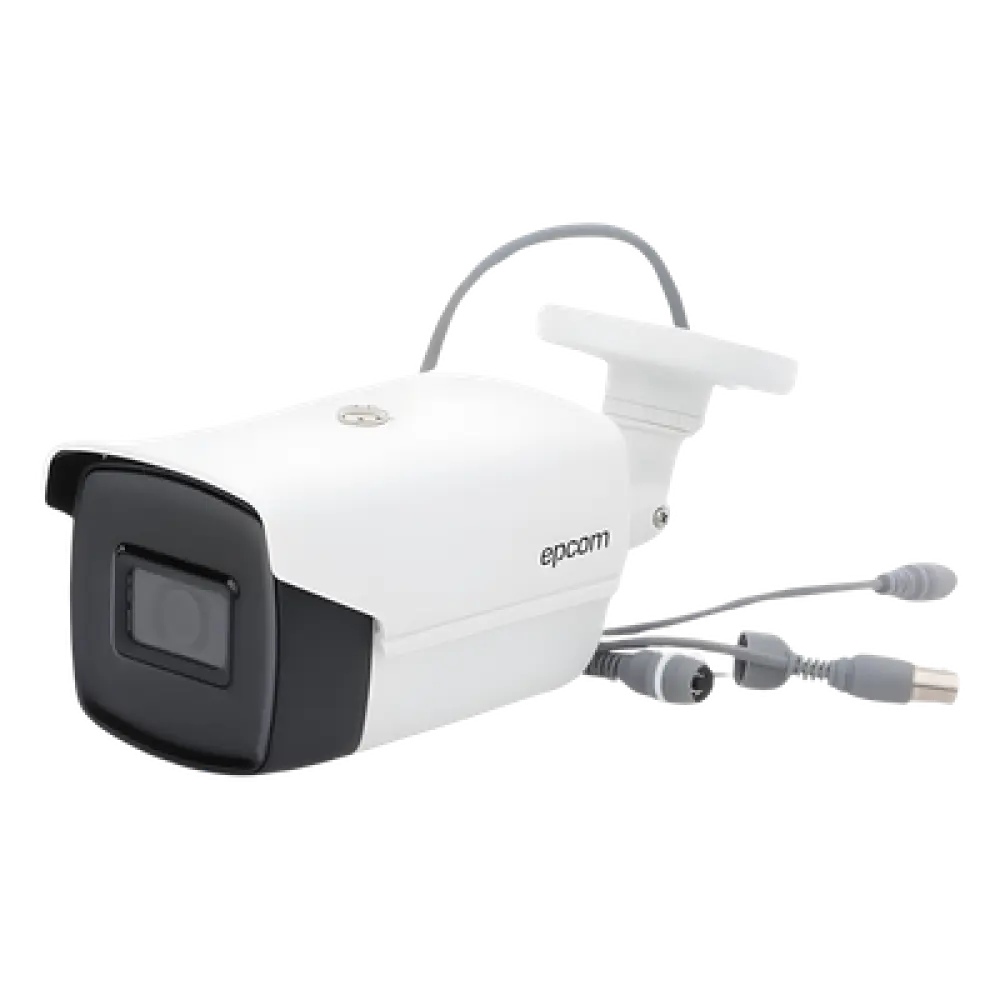 Bala TURBOHD / 4K 8.29 MP / Gran Angular 102.9° / Lente 2.8 mm / IR EXIR 60 m / Exterior IP67 / dWDR / -40°C a 60°C