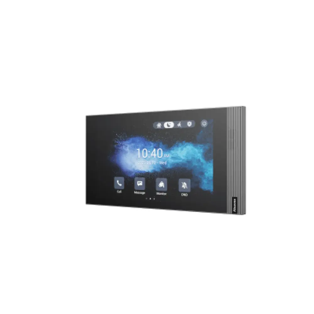Monitor Interior IP / Pantalla Táctil 7 Pulgadas / Wi-Fi 6 / PoE / SIP 2.0 / 8 Entradas de Alarma / Montaje Horizontal o Vertical
