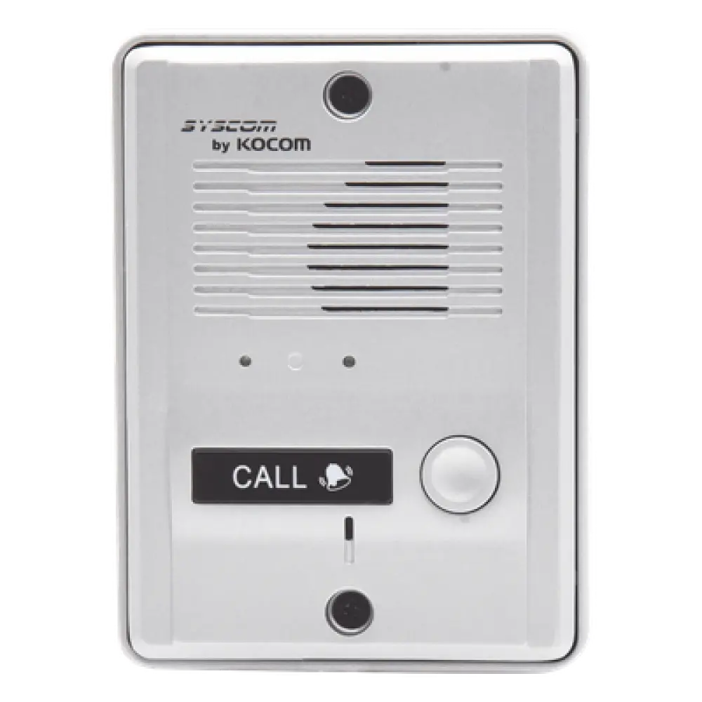 Frente de Calle Metálico / Audio Portero / Compatible KDP601A1M / Compatible KDP602A/D / Uso Exterior