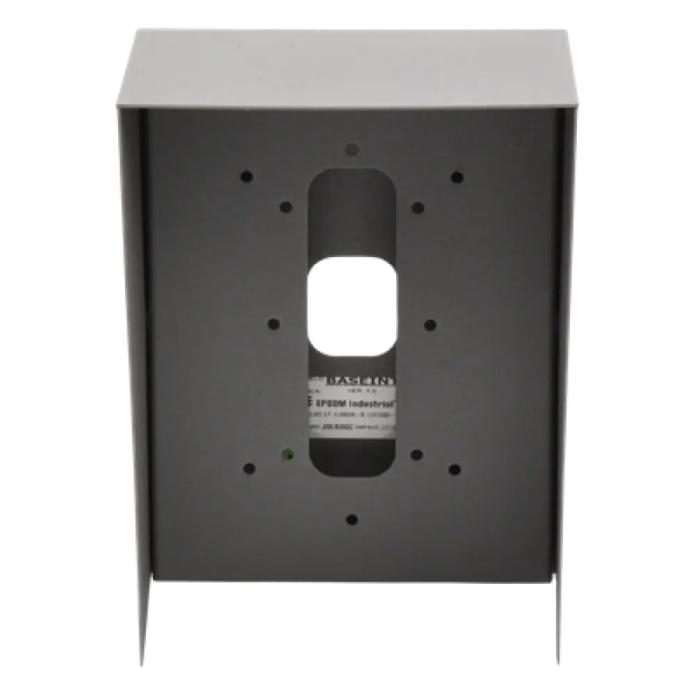 Cubierta Protectora Industrial / Acero Calibre 18 / Pintura Electrostática Gris / 1.38 kg / Montaje en Poste Tubular
