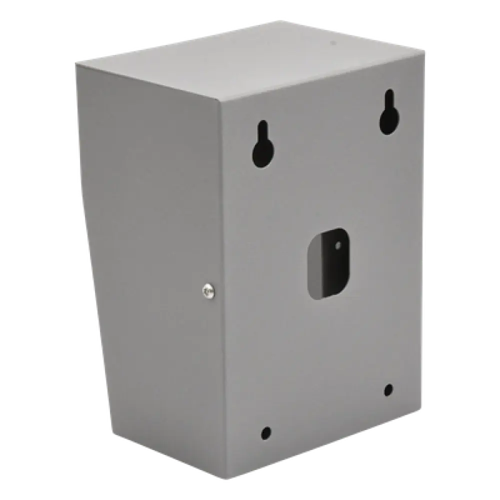 Cubierta Protectora Industrial / Acero Calibre 18 / Pintura Electrostática Gris / 1.38 kg / Montaje en Poste Tubular