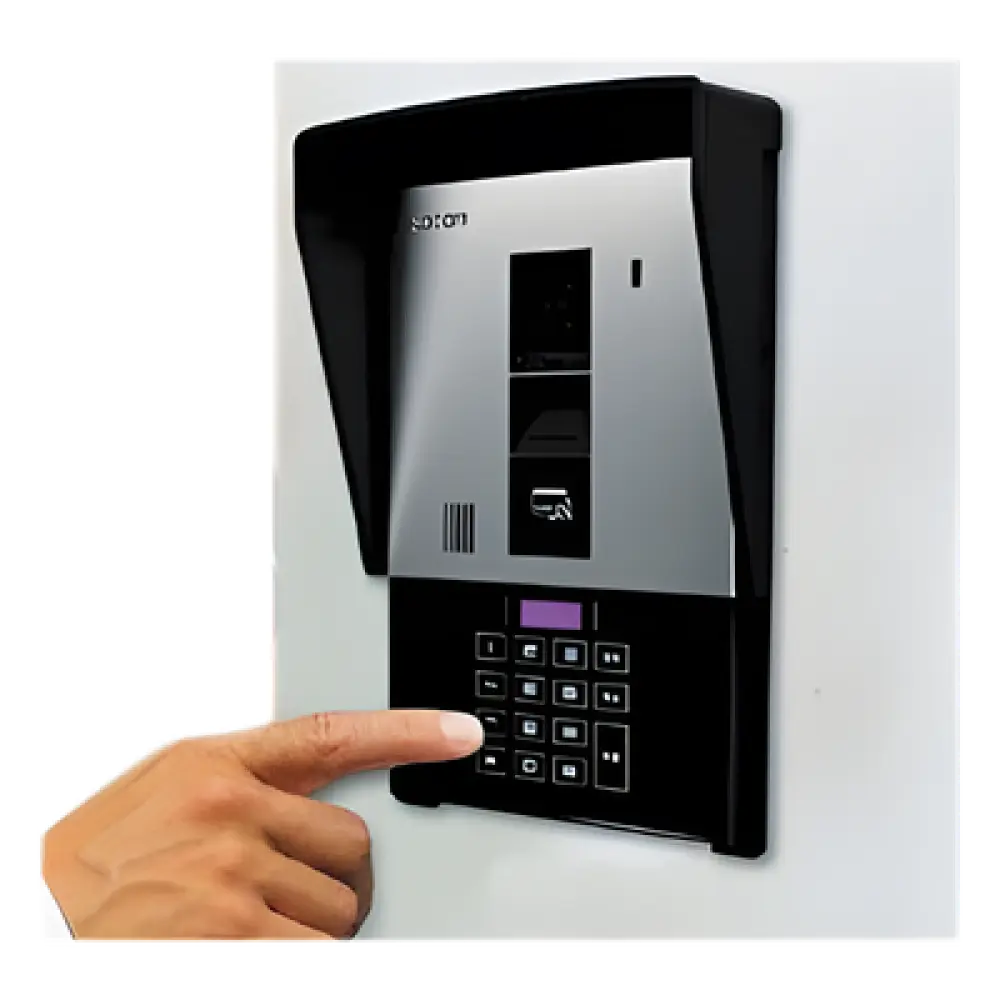 Protector Climático para Porteros Eléctricos / ABS Ultrarresistente / Protección Solar y Lluvia / Instalación Rápida / Exteriores