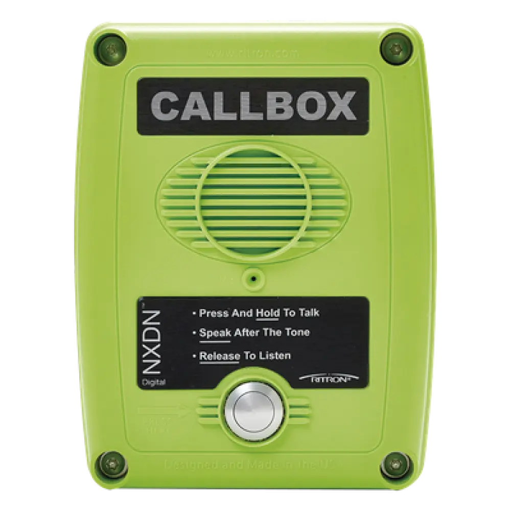 Callbox Digital NXDN / UHF 450-470 MHz / Gabinete Policarbonato / Alimentación Dual / Antena Interna / 1 Canal