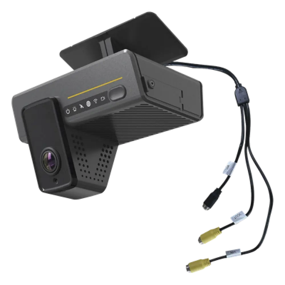Dashcam Dual IP / 5 MP Frontal / 2 MP Interior / ADAS y DSM / 4G GPS / MicroSD 256 GB / Full HD