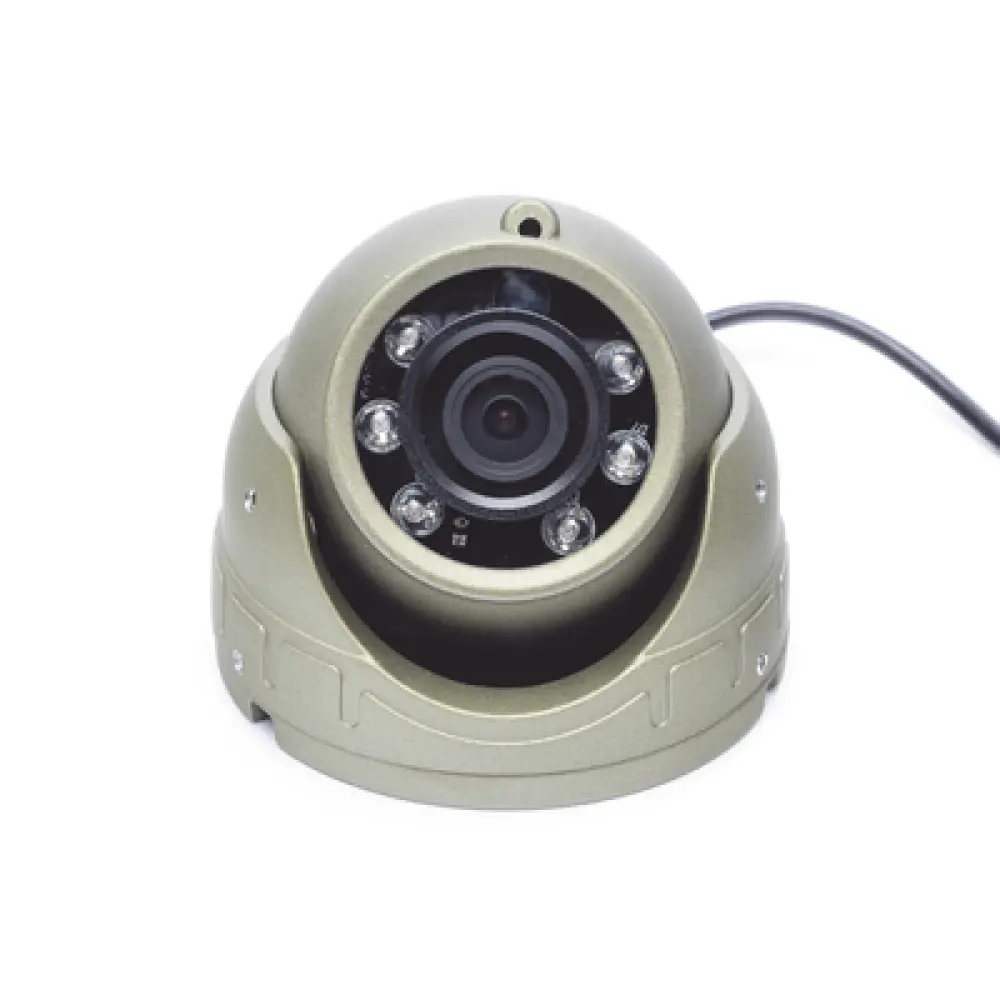 Cámara Mini Domo AHD / 2 Megapixel / Lente 2.8 mm / IR 3 m (9.8 ft) / Micrófono Integrado / Conector Aviación / Interior