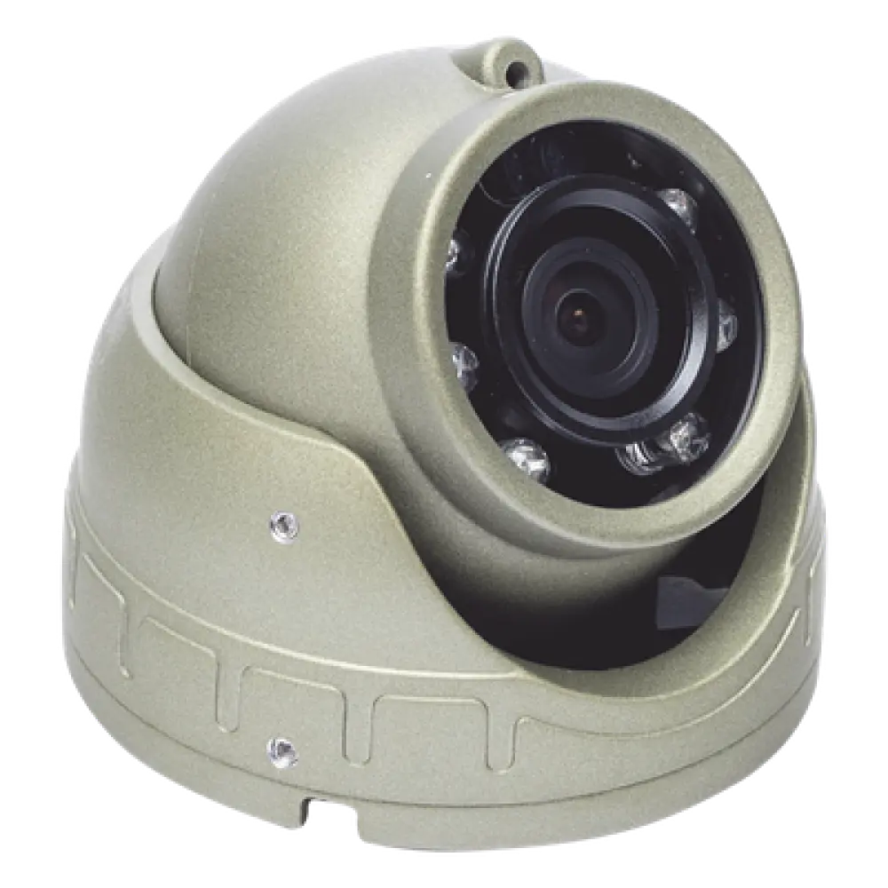 Cámara Mini Domo AHD / 2 Megapixel / Lente 2.8 mm / IR 3 m (9.8 ft) / Micrófono Integrado / Conector Aviación / Interior