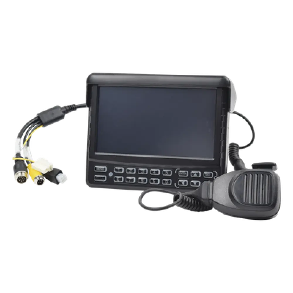 Panel de Control Táctil / Pantalla 7" / Audio Bidireccional con Megáfono / Cable 5 m (16.4 ft) / 12 VDC / -20°C a 70°C