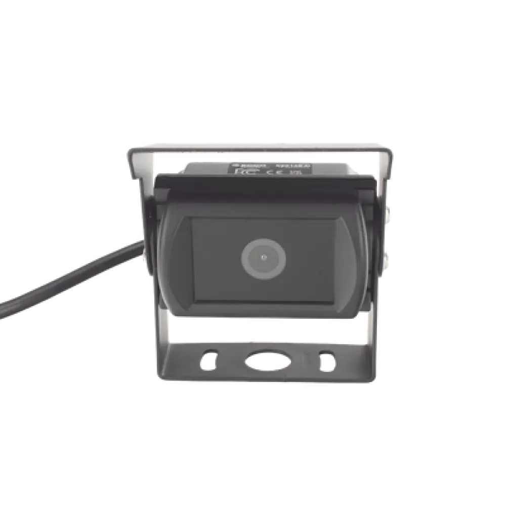 Sistema de Cámara de Reversa / Detección IA de Peatones / HD 720p / Monitor Táctil / Expandible a 2 Cámaras / 18 LEDs Infrarrojos