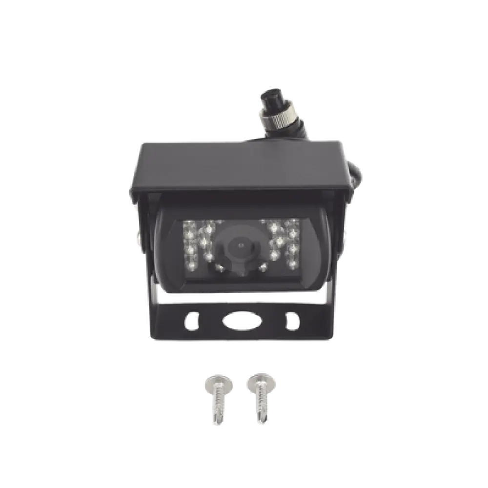 Cámara de Reversa AHD / 1080p / Lente 120° / 18 LEDs Infrarrojos / IP69K / 12-24 VCC / 4 Pines