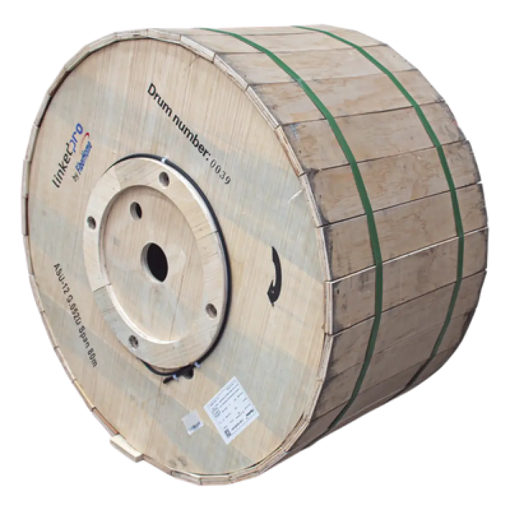 Cable Fibra Óptica ADSS / Monomodo G.652D / 12 Hilos / Span 80 m (262.5 ft) / Cubierta MDPE / Sin Metal