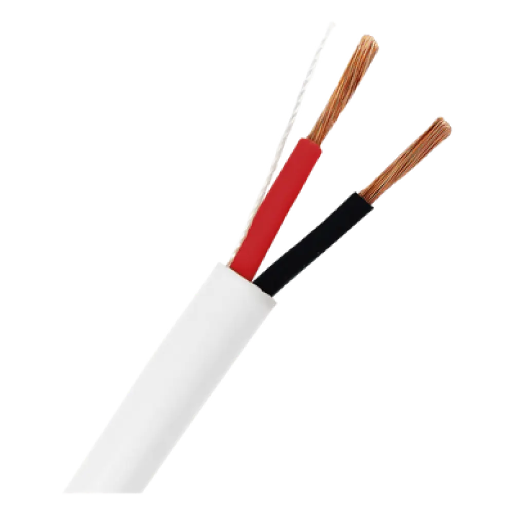 Cable para Bocina / 2x18 AWG / Libre de Oxígeno / 152 m (500 ft) / UL CL3R / Blanco