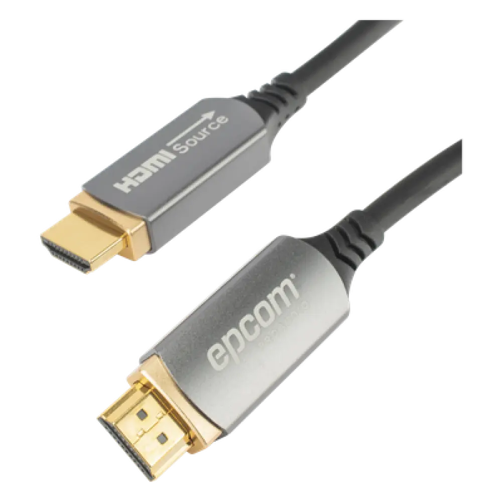Cable HDMI de Fibra Óptica / 15m (49.21 ft) / 8K@60Hz / 18Gbps / HDCP 2.2 / 4.5mm OD