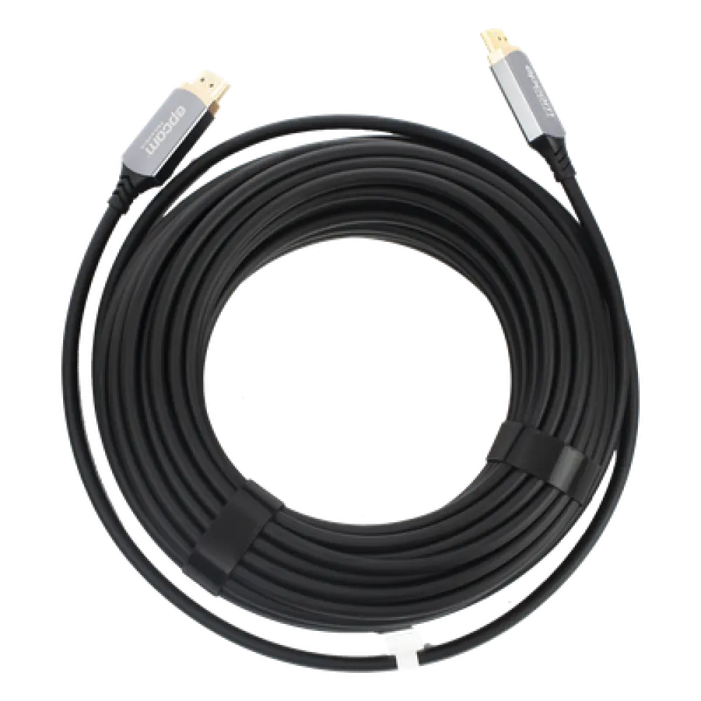Cable HDMI de Fibra Óptica / 15m (49.21 ft) / 8K@60Hz / 18Gbps / HDCP 2.2 / 4.5mm OD