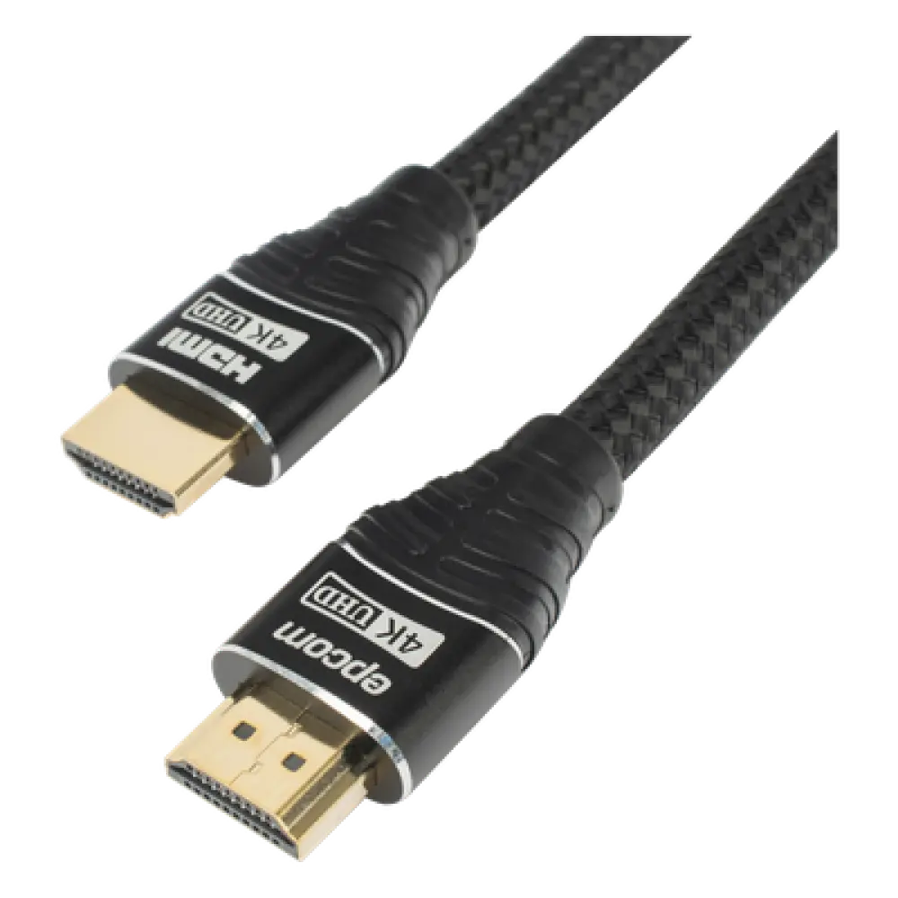 Cable HDMI 2.0 / 4K@60Hz / 18 Gbps / 3 m (9.84 ft) / Conectores Oro 24K / Blindaje Reforzado / 30 AWG