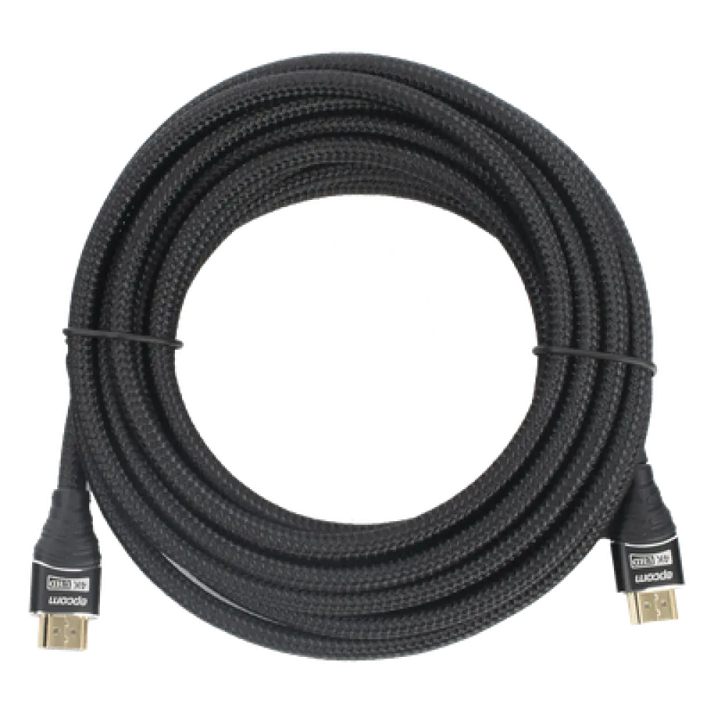 Cable HDMI / 5m (16.40 ft) / 18Gbps / 4K@60Hz / HDMI 2.0 / Conectores Oro 24K / Redondo / 28AWG