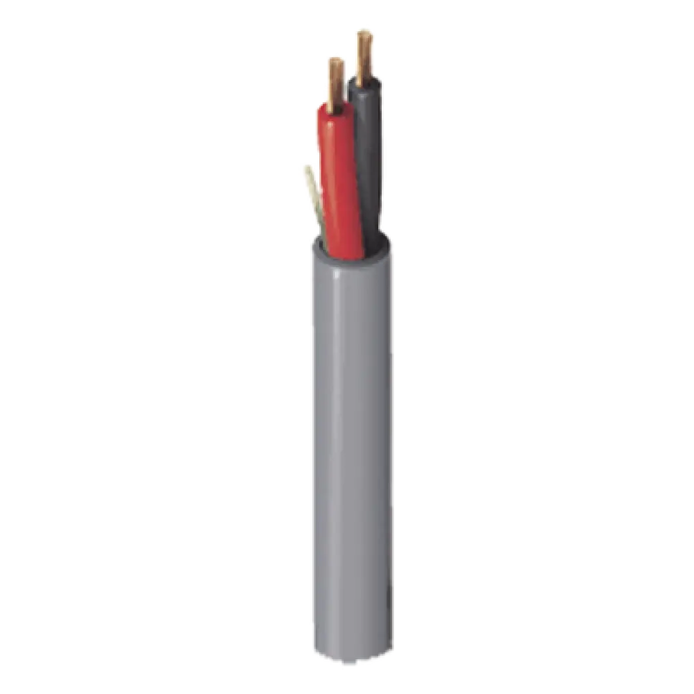 Cable Multiuso / 2x16 AWG / 305m (1000 pies) / Gris / Seguridad y Control de Acceso
