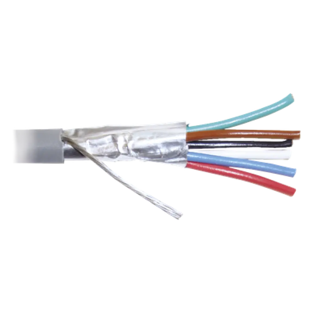 Bobina de Cable / 8 Conductores / 22 AWG / 305 m (1000 pies) / CMR / Blindado / -20°C a 60°C / 3.7 mm