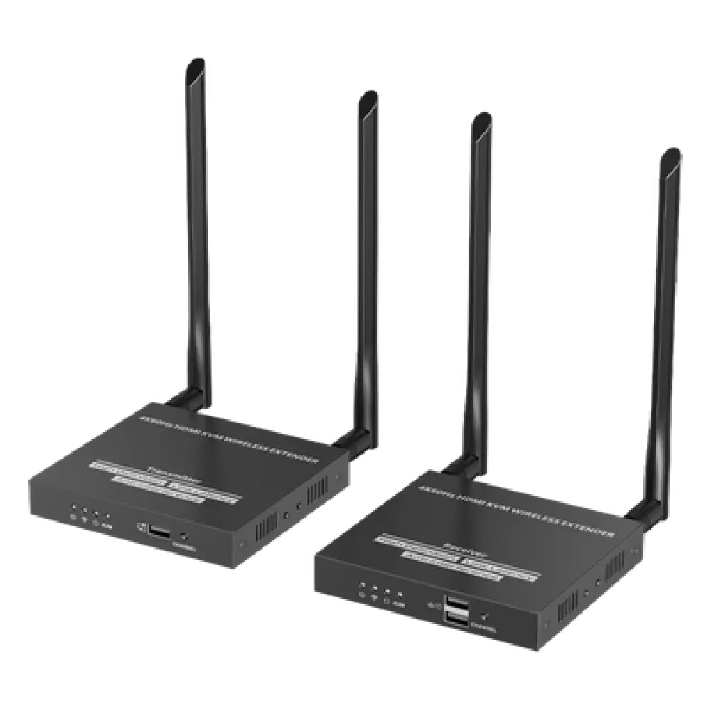 Extensor HDMI Inalámbrico / 4K@60Hz / Transmisión 50 m (164 ft) / Banda 5 GHz / Transferencia IR / Emparejamiento SSID
