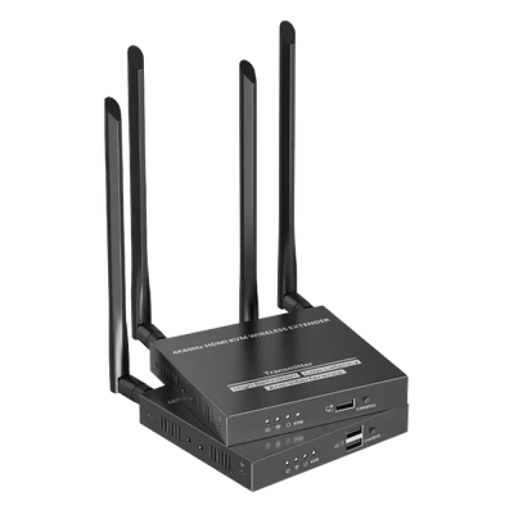 Extensor HDMI Inalámbrico / 4K@60Hz / Transmisión 50 m (164 ft) / Banda 5 GHz / Transferencia IR / Emparejamiento SSID