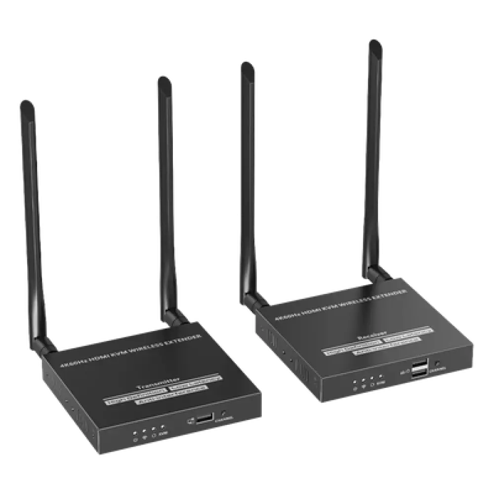 Extensor HDMI Inalámbrico / 4K@60Hz / Transmisión 50 m (164 ft) / Banda 5 GHz / Transferencia IR / Emparejamiento SSID
