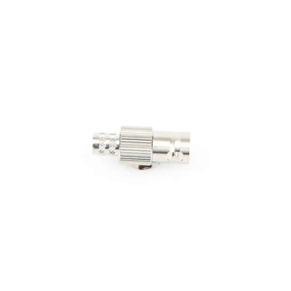 Conector Coaxial BNC Hembra / 75 Ohm / Anillo Plegable / RG-6/U / Níquel-Oro-Teflón / 25 mm